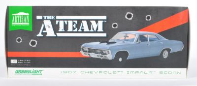 ORIGINAL GREEN LIGHT COLLECTIBLES 1/18 SCALE THE A TEAM DIECAST MODEL