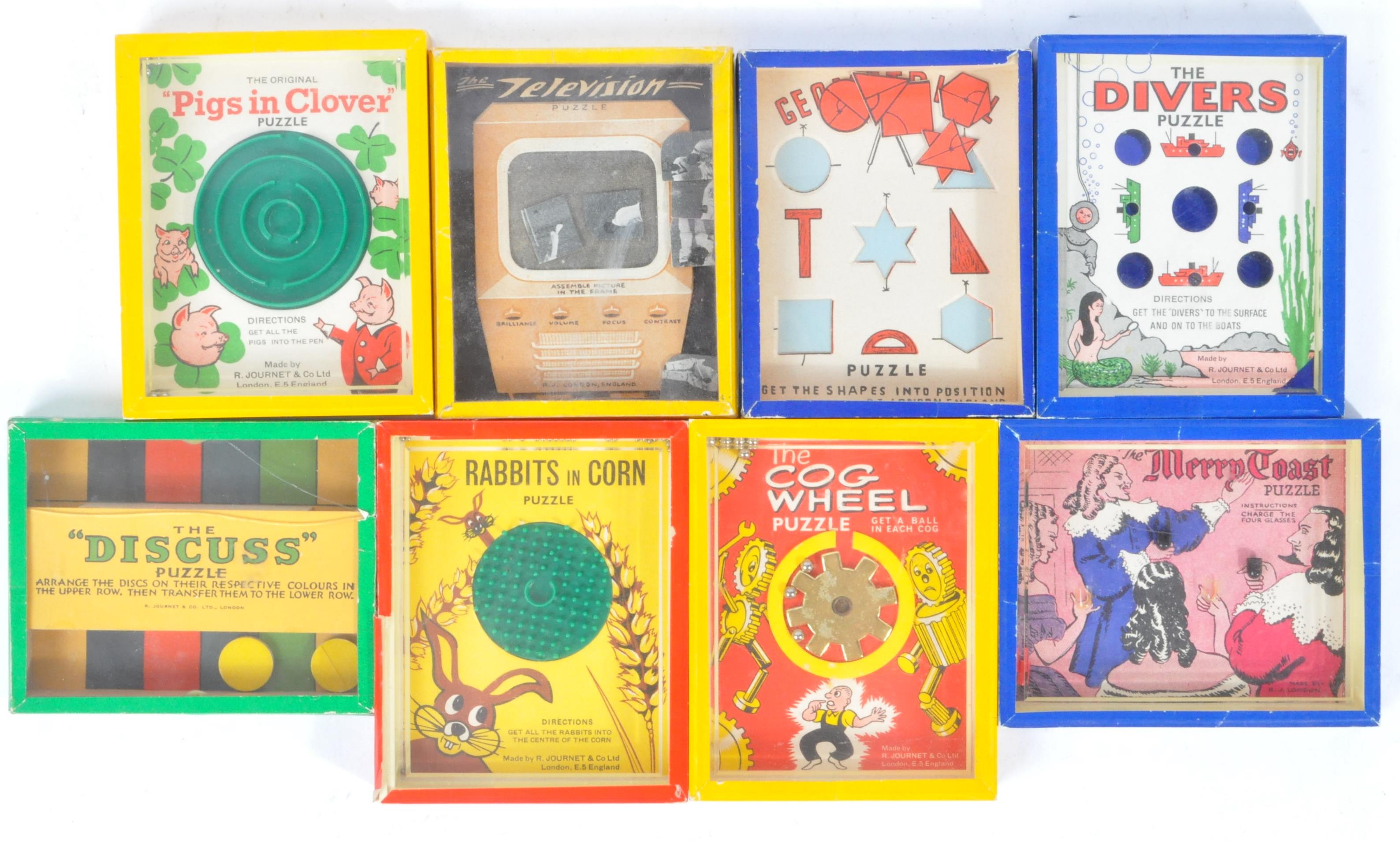 COLLECTION OF VINTAGE 1950S RJ SERIES OF POPULAR PUZZLES