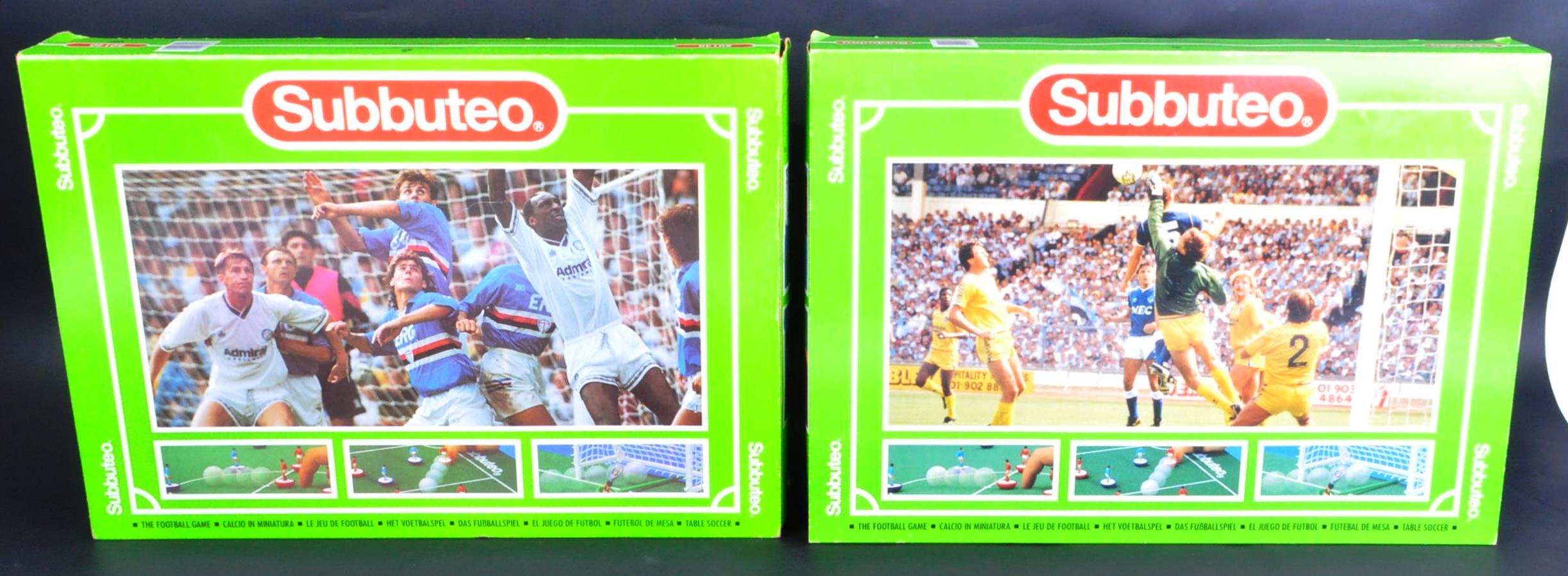 TWO ORIGINAL VINTAGE SUBBUTEO TABLE TOP FOOTBALL SETS - Image 6 of 6