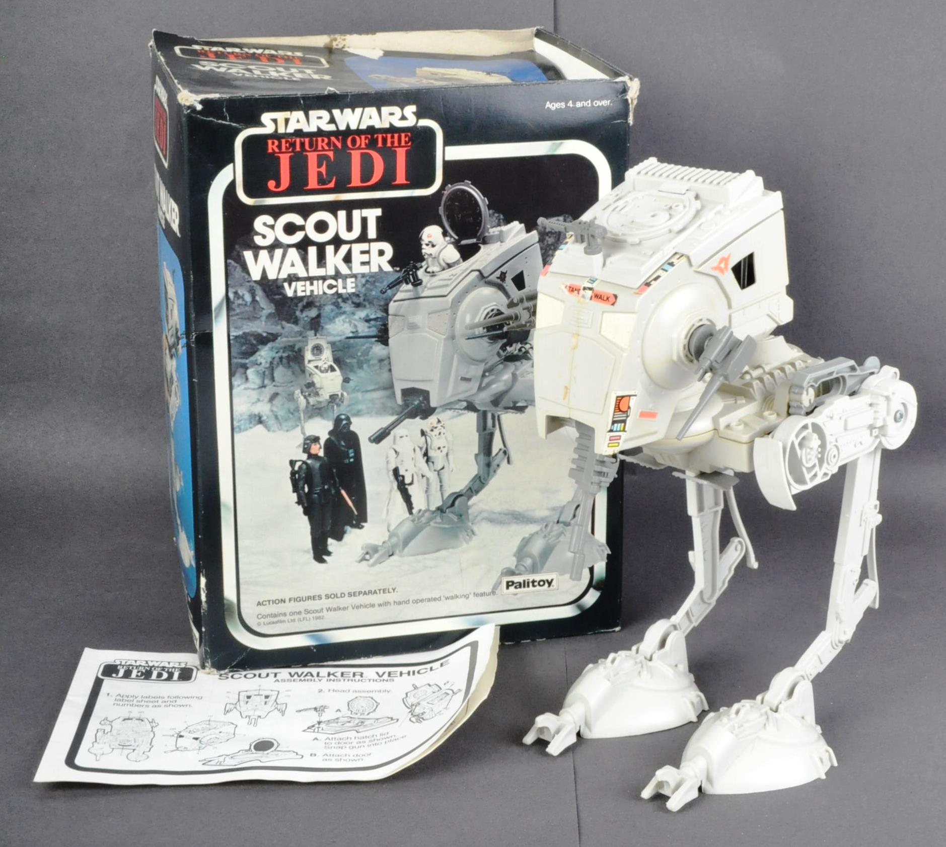 ORIGINAL VINTAGE STAR WARS PALITOY SCOUT WALKER VEHICLE