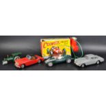 COLLECTION OF VINTAGE TIN PLATE AND FRICTION MOTOR TOY CARS