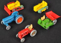 COLLECTION OF X5 VINTAGE MATCHBOX LESNEY DIECAST MODELS