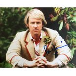 DOCTOR WHO - PETER DAVISON (5TH DOCTOR) - SIGNED 8X10" PHOTOGRAPH