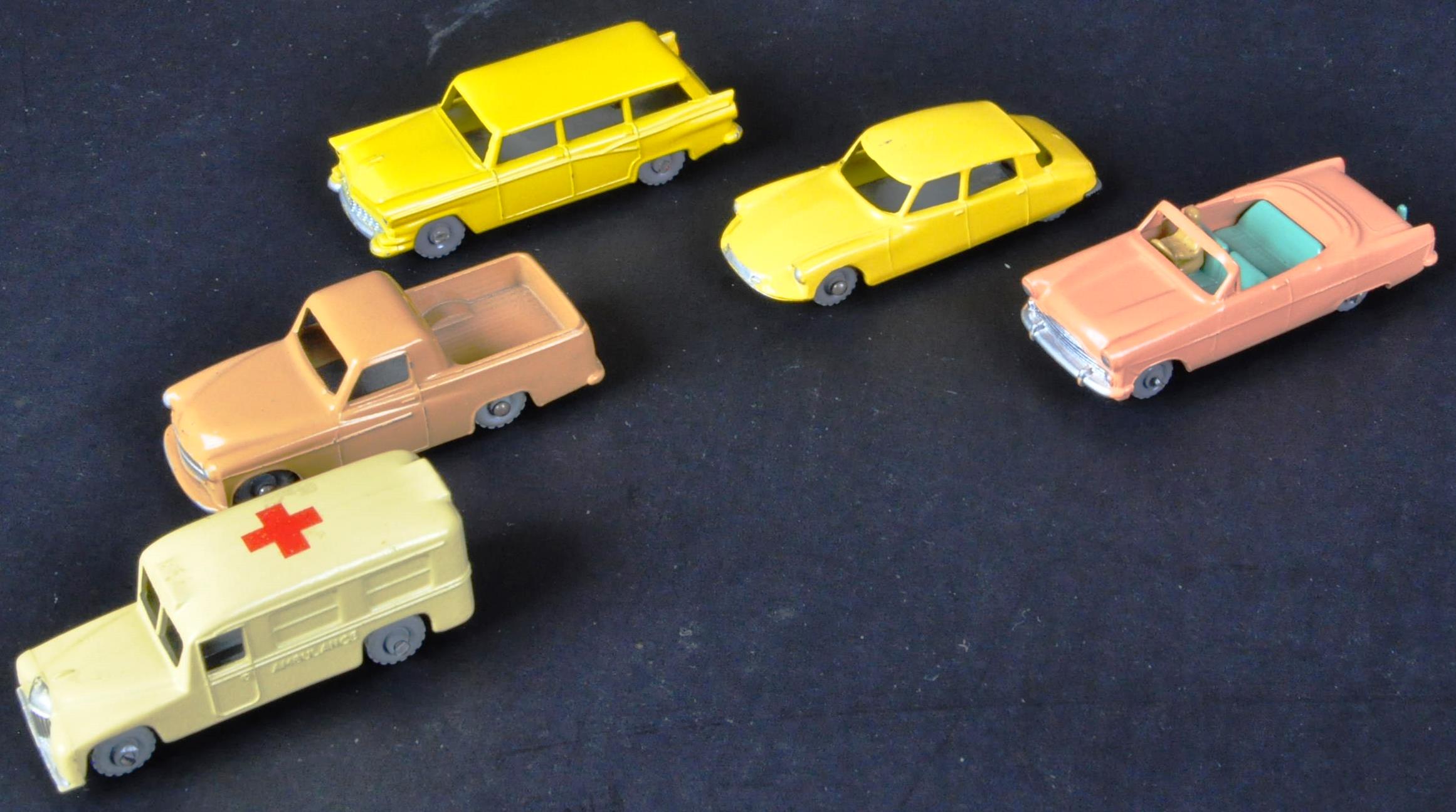 COLLECTION OF X5 VINTAGE MATCHBOX LESNEY DIECAST MODELS