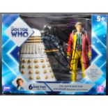 DOCTOR WHO - COLIN BAKER (6TH DOCTOR) - SIGNED ACTION FIGURE