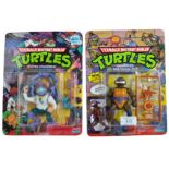 TEENAGE MUTANT NINJA TURTLES - TWO VINTAGE ACTION FIGURES