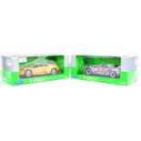 TWO ORIGINAL WELLY MADE ' NEX MODELS ' 1/18 SCALE DIECAST CARS