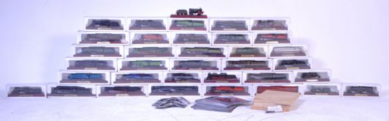 LARGE COLLECTION OF ATLAS EDITIONS 00 GAUGE MODEL TRAINS