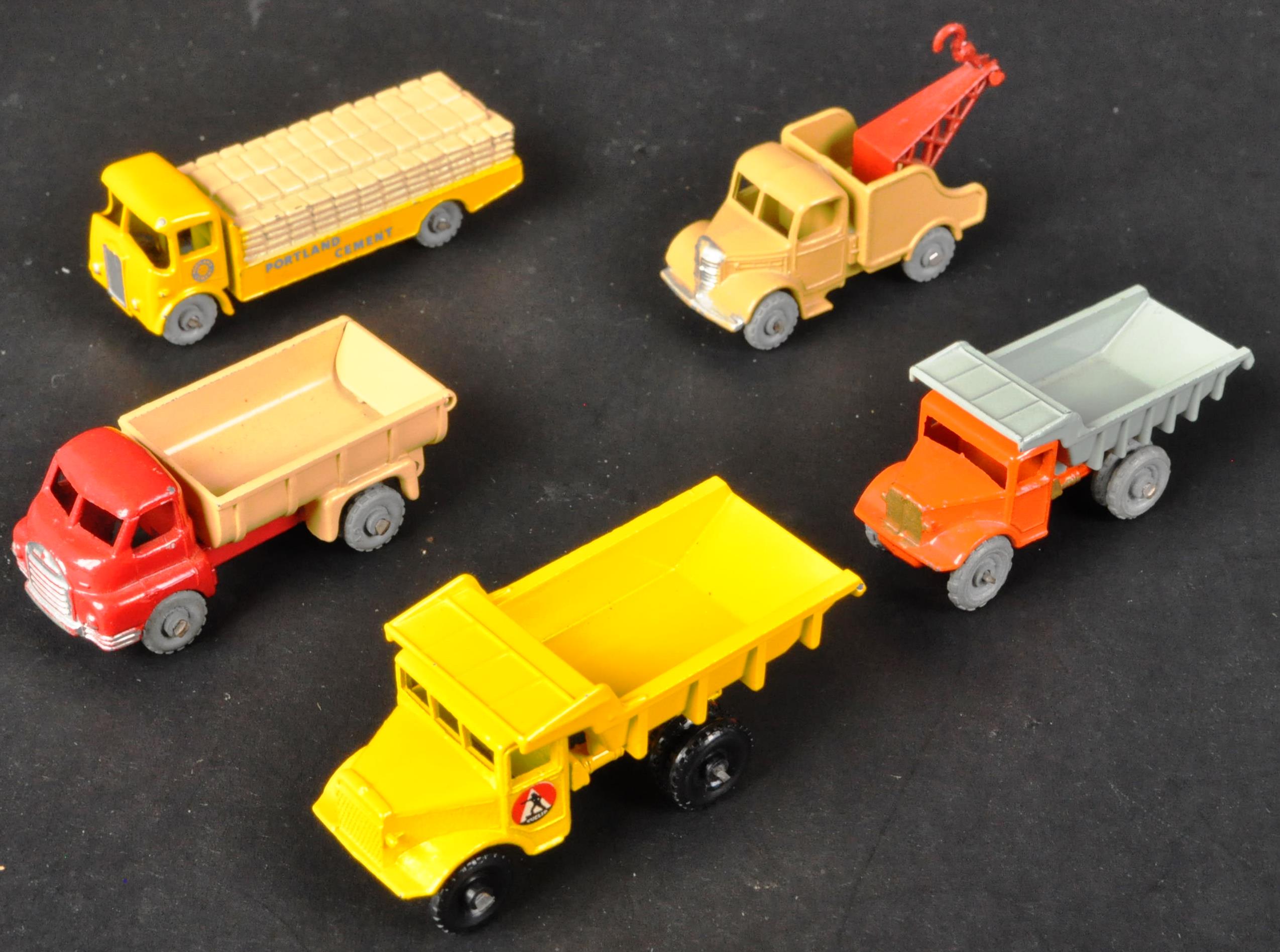 COLLECTION OF X5 VINTAGE MATCHBOX LESNEY DIECAST MODELS