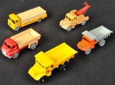 COLLECTION OF X5 VINTAGE MATCHBOX LESNEY DIECAST MODELS