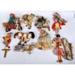 COLLECTION OF X8 ASSORTED PELHAM PUPPETS