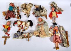 COLLECTION OF X8 ASSORTED PELHAM PUPPETS