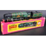 ORIGINAL VINTAGE HORNBY DUBLO 00 GAUGE BARNSTAPLE LOCO & TENDER