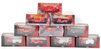 COLLECTION OF ATLAS EDITIONS DIECAST FIRE ENGINES