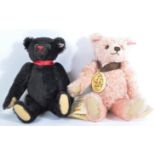 TWO GERMAN STEIFF SOFT TOY TEDDY BEARS