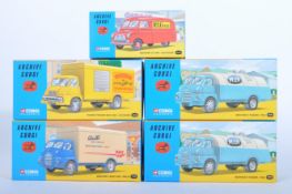 COLLECTION OF X5 CORGI ARCHIVE DIECAST MODEL TRUCKS