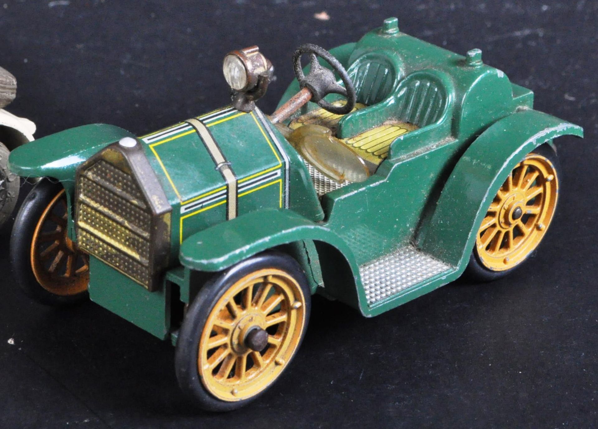 TWO ORIGINAL VINTAGE GERMAN SCHUCO CLOCKWORK MICRO RACER CARS - Image 3 of 4