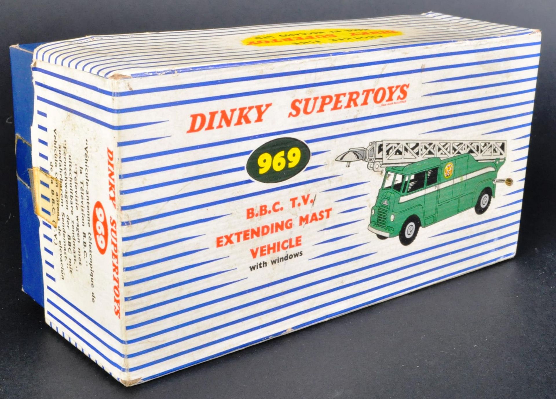 DINKY SUPERTOYS - ORIGINAL VINTAGE 969 BBC TV VEHICLE BOXED - Image 4 of 5