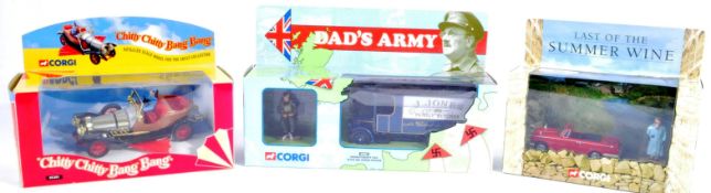 COLLECTION OF X3 CORGI TV & FILM RELATED DIECAST MODELS