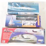 COLLECTION OF X3 VINTAGE RADIO CONTROLLED RC BOATS