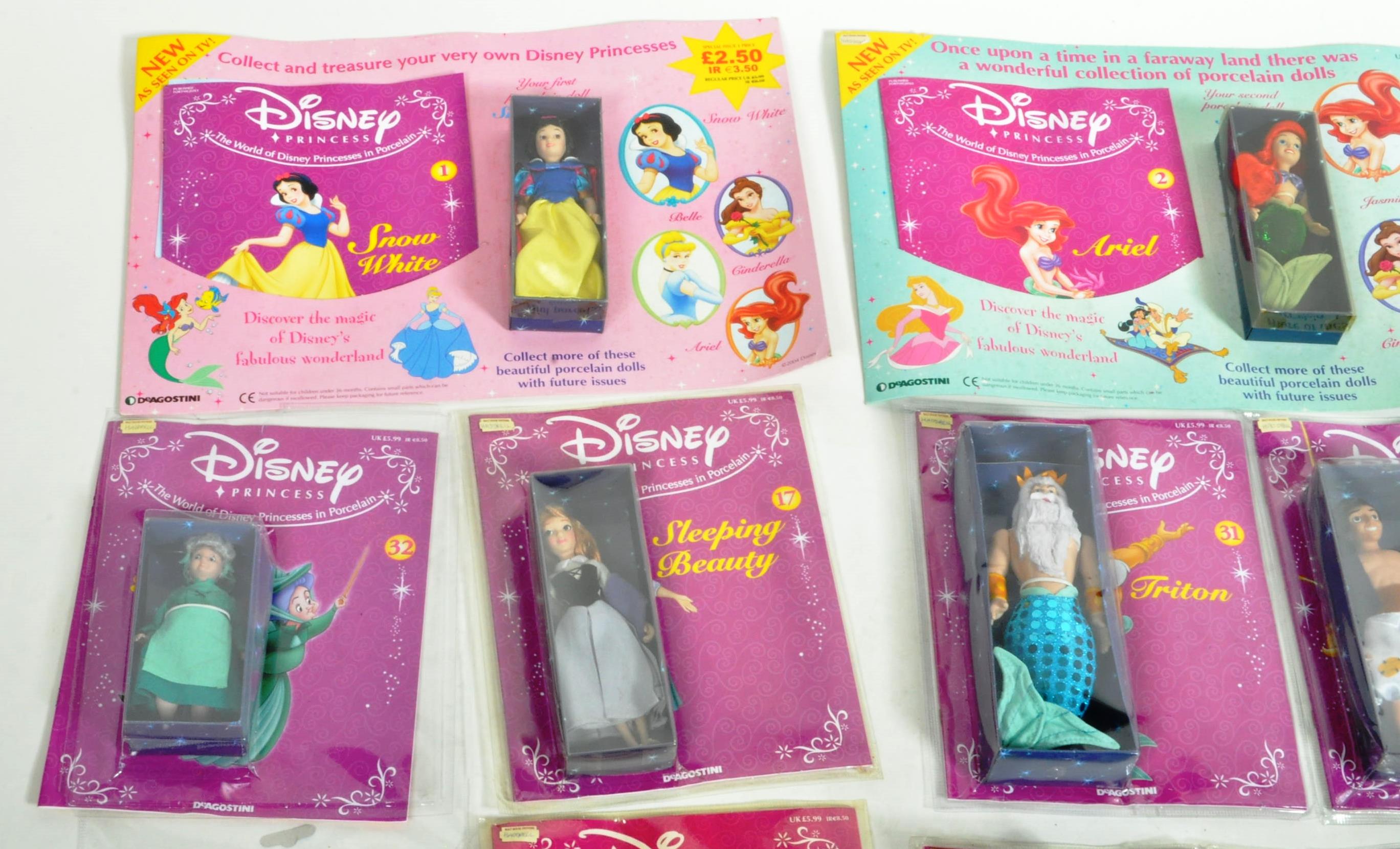 COLLECTION OF X25 DEAGOSTINI DISNEY PRINCESS PORCELAIN DOLLS - Image 2 of 7