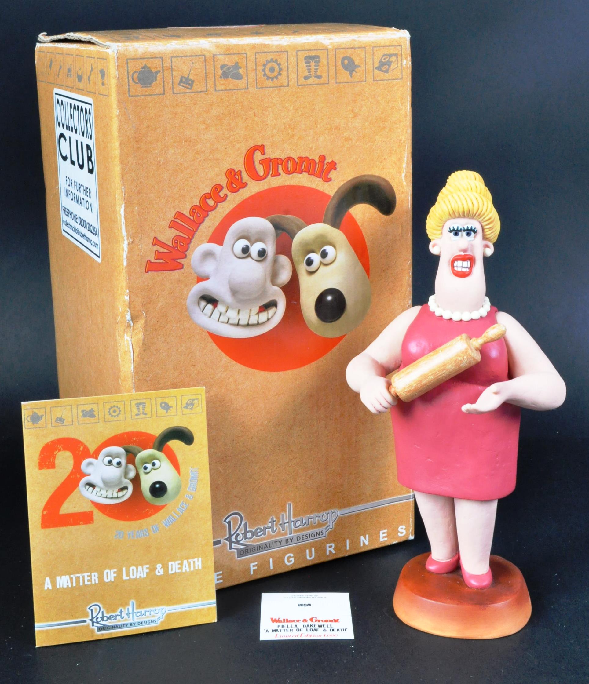 WALLACE & GROMIT - ROBERT HARROP - LIMITED EDITION FIGURINE