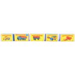 COLLECTION OF X5 ORIGINAL VINTAGE MATCHBOX LESNEY DIECAST MODELS