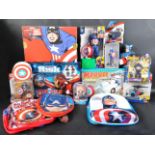 LARGE COLLECTION OF ASSORTED CAPTAIN AMERICA ACTION FIGURES