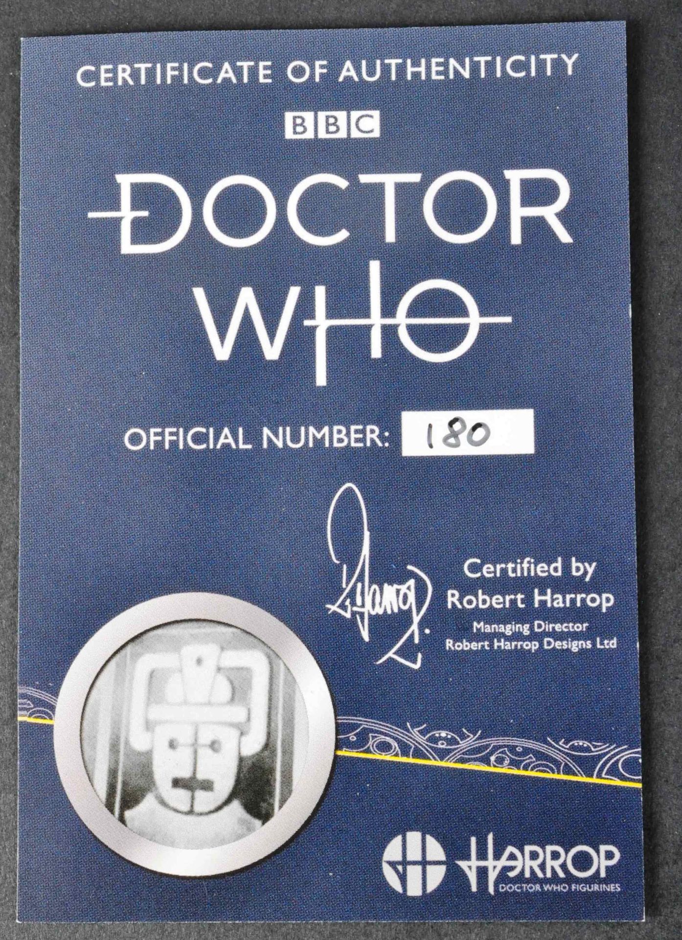 DOCTOR WHO – ROBERT HARROP – LIMITED EDITION FIGURE - Image 5 of 5