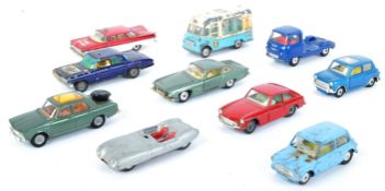 COLLECTION OF X10 ORIGINAL VINTAGE CORGI TOYS DIECAST MODELS