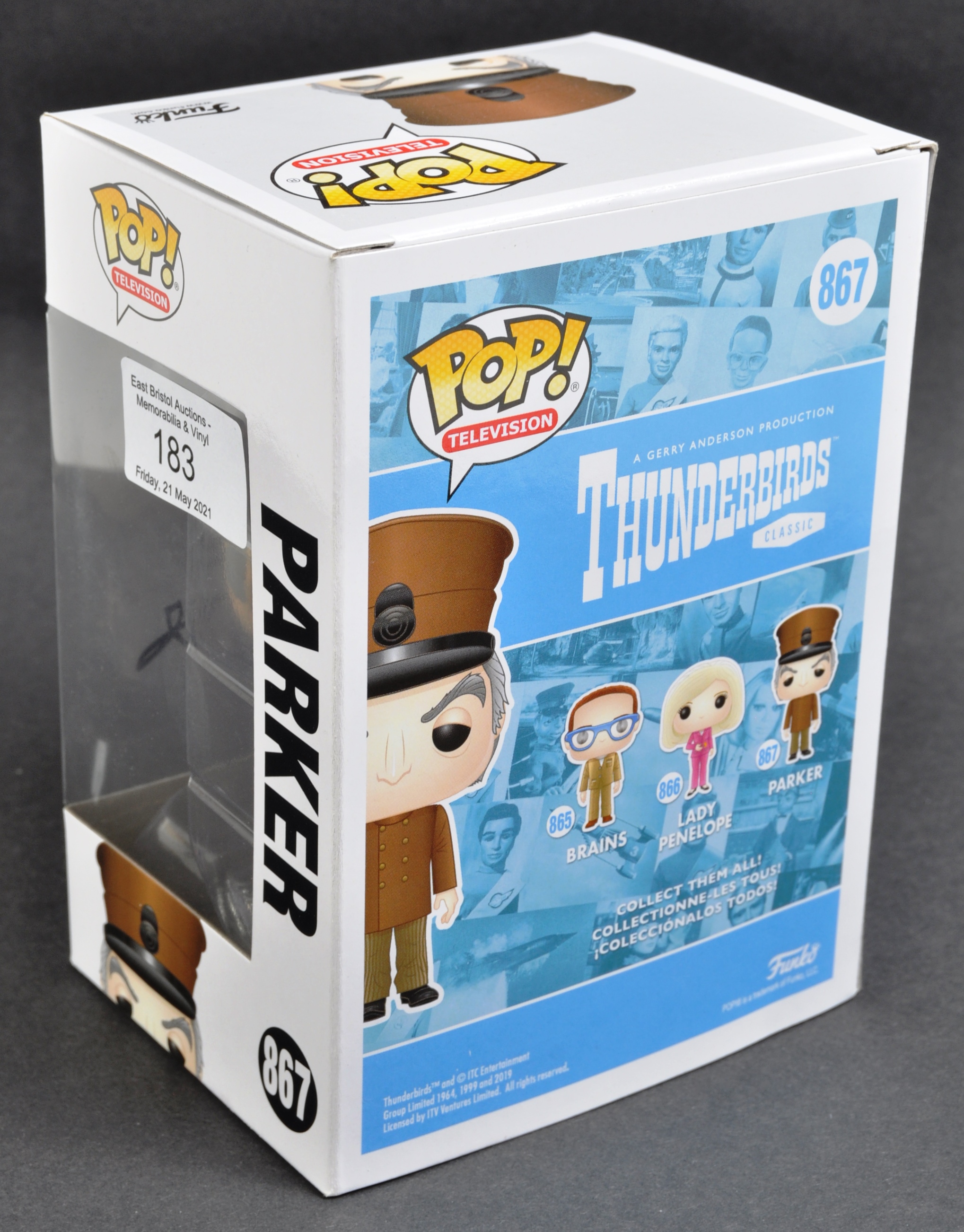 THUNDERBIRDS - DAVID GRAHAM - PARKER SIGNED FUNKO - Image 3 of 3