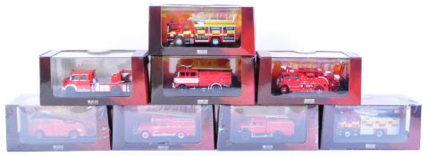 COLLECTION OF ATLAS EDITIONS DIECAST FIRE ENGINES