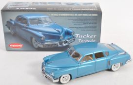 ORIGINAL KYOSHO MADE 1/18 SCALE DIECAST CAR ' TUCKER TORPEDO '