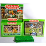 COLLECTION OF X3 VINTAGE SUBBUTEO TABLE TOP FOOTBALL SETS