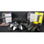ORIGINAL PLAYSTATION 2 PS2 VIDEO GAMES CONSOLE, CONTROLLERS, LEADS AND LARGE COLLECTION OF GAMES