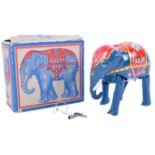 SCARCE BLOMER & SCHULER TINPLATE CLOCKWORK JUMBO ELEPHANT