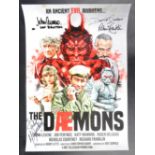 DOCTOR WHO - THE DAEMONS - MULTI-SIGNED POSTER