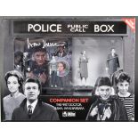 DOCTOR WHO - THE FIRST DOCTOR - AUTOGRAPHED ACTION FIGURE SET