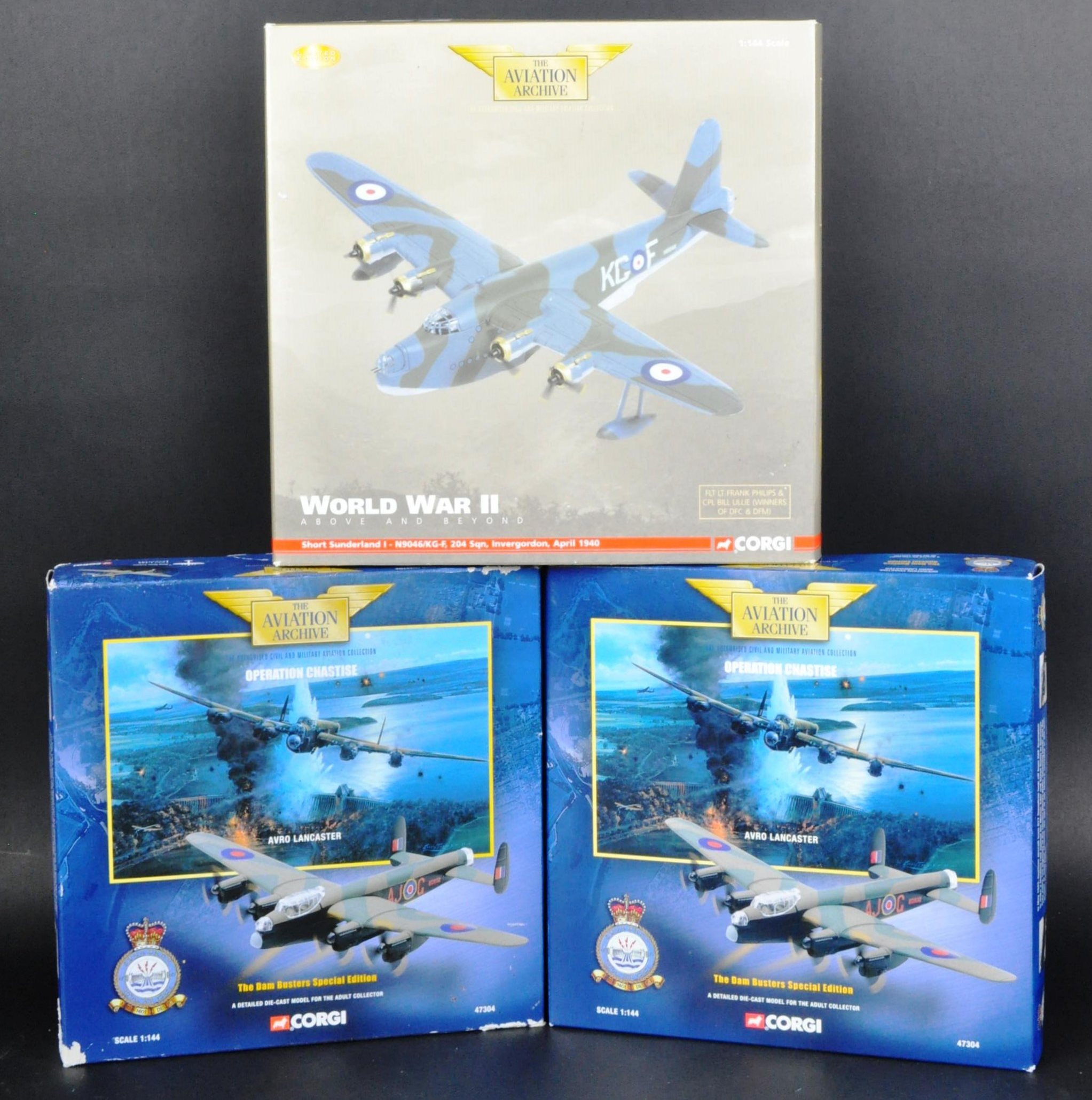 CORGI AVIATION ARCHIVE - WWII INTEREST DIECAST MODEL AIRCRAFTS