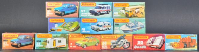 COLLECTION OF X12 ASSORTED MATCHBOX DIECAST MODELS