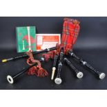 SET OF VINTAGE CHILDRENS BAG PIPES AND TUTORIAL BOOKS