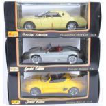 COLLECTION OF X3 MAISTO SPECIAL EDITION 1/18 SCALE DIECAST MODELS