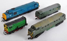 COLLECTION OF X4 00 GAUGE MODEL RAILWAY DIESEL LOCOMOTIVES