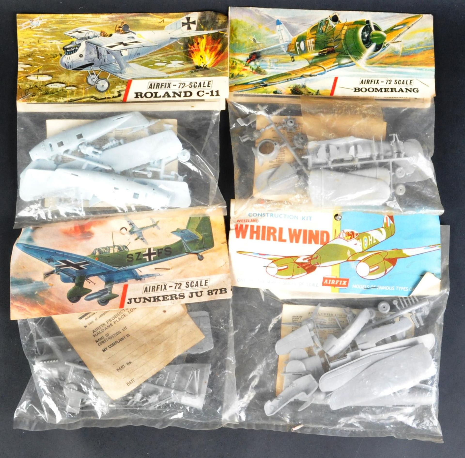 AIRFIX - COLLECTION OF X4 VINTAGE BAGGED SETS, SEALED