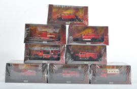 COLLECTION OF ATLAS EDITIONS DIECAST FIRE ENGINES