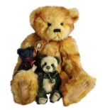 COLLECTION OF X3 ASSORTED CHARLIE BEARS SOFT TOY TEDDY BEARS