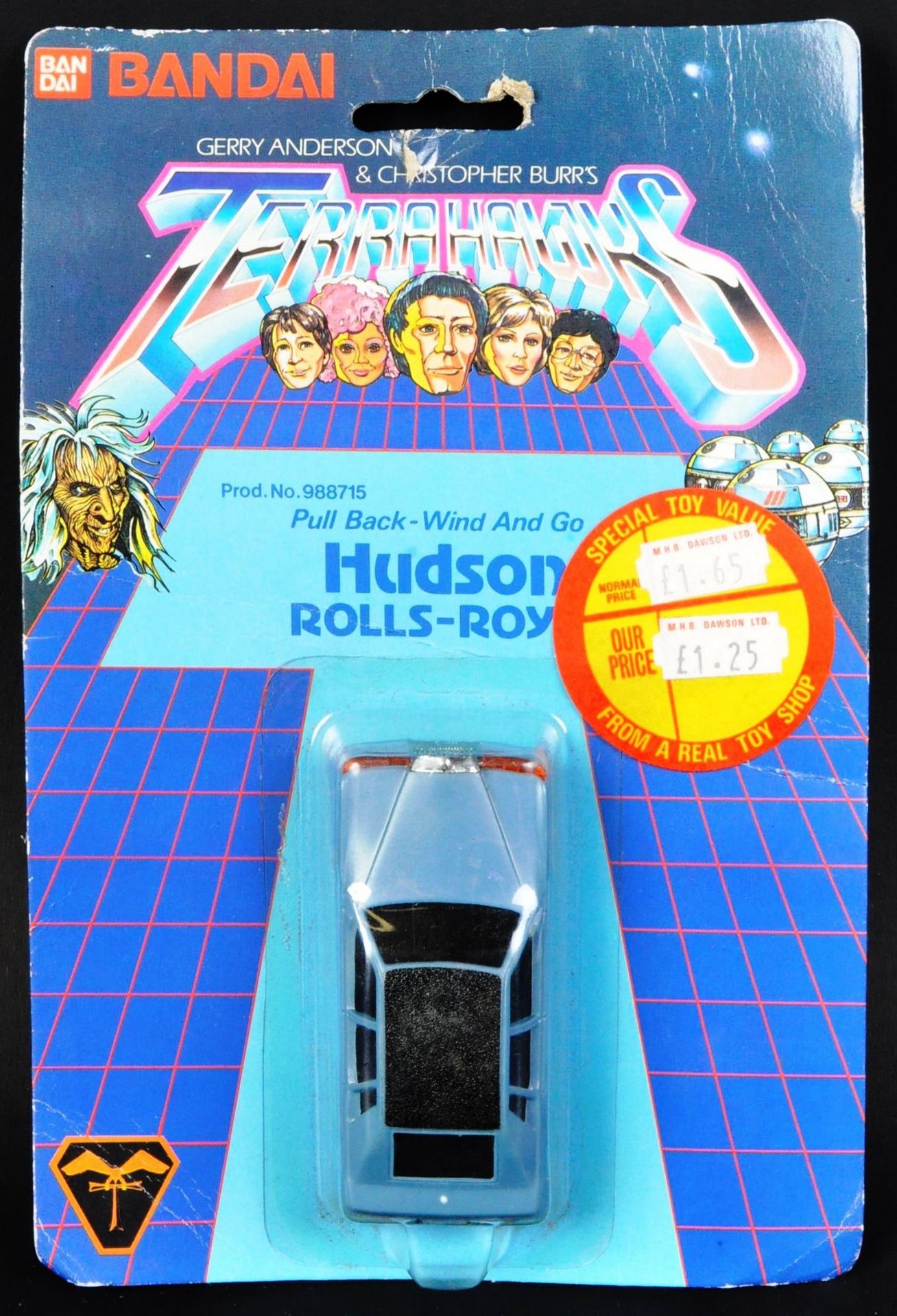 ORIGINAL VINTAGE BANDAI MADE TERRAHAWKS HUDSON ROLLS ROYCE