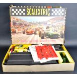 SCALEXTRIC - VINTAGE SLOT RACING SET 31 - WITH CARS