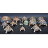 COLLECTION OF WADE WHIMSY CERAMIC TORTOISES