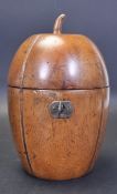 18TH CENTURY STYLE MELON SHAPED TEA CADDY